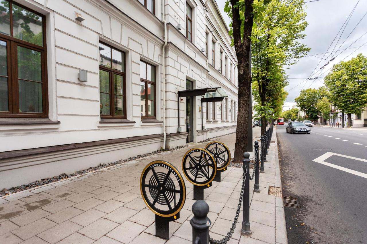 Telegrafas Lofts Centre Of Kaunas By Strazdo Telegrafas Appartement Buitenkant foto